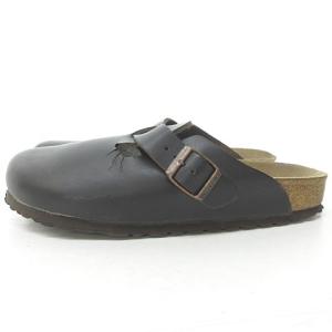 BIRKENSTOCK ボストン サボ コンフォート サンダル シューズ ダークブラウン 24.5cm