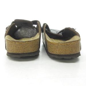 BIRKENSTOCK ボストン サボ コンフォート サンダル シューズ ダークブラウン 24.5cm