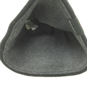 CANADA GOOSE ニットキャップ ビーニー シングル ウール ロゴ 帽子 ブラック グレー フリーサイズ