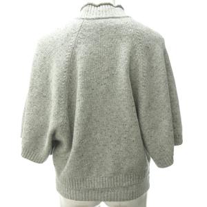 VALENTINO ROMA アンサンブル ニット セーター カーディガン レース グレー 40 約M IBO28 1005