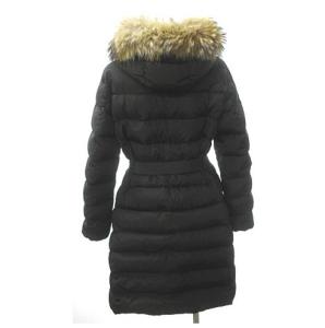 MONCLER 4991725-68065 GENEVRIER ダウンコート ラクーンファー 2 黒