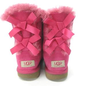 UGG australia レースアップ ムートン ブーツ ショート ブーツ ボア ピンク 1010 IBO28