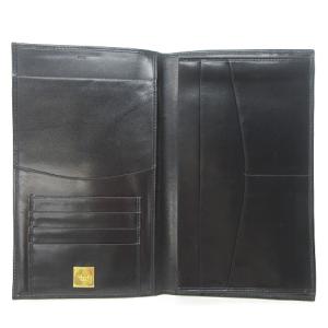 レザー オーガナイザー カード ウォレット カードケース 長財布 イタリア製 ブラック