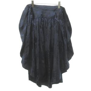 AD2015 GQ-S027 1011 別れの儀式期 スカート 変形 花柄 M ネイビー