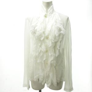 15SS AD2014 フリル シャツ ジャケット ブレザー エステル シアー