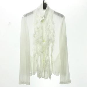 COMME des GARCONS COMME des GARCONS 15SS AD2014 フリル シャツ ジャケット ブレザー エステル シアー