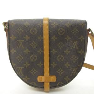 LOUIS VUITTON M51233 シャンティ MM モノグラム ショルダーバッグ 茶