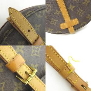 LOUIS VUITTON M51233 シャンティ MM モノグラム ショルダーバッグ 茶