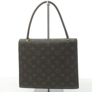 LOUIS VUITTON Malesherbes モノグラム ハンドバッグ フランス製 ブラウン ヴィンテージ M51379