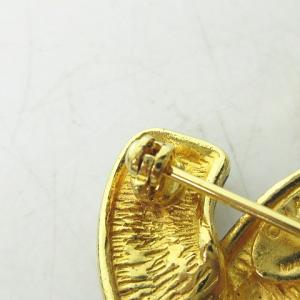CHANEL ヴィンテージ ココマーク × マトラッセ ブローチ オールド アンティーク ゴールドカラー