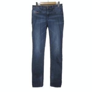 LIVIER インディゴ デニムパンツ 0677B ジーンズ スキニー ストレッチ ブルー