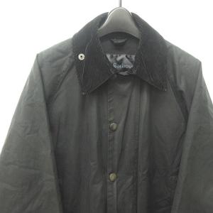Barbour BEAUFORT ビューフォート オイルドジャケット ワックスドコットン ブルゾン ロゴ刺繍 黒 ブラック 1217