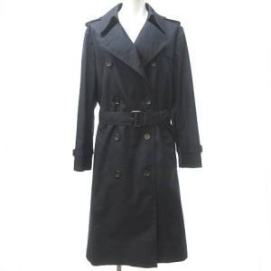 ライナー付き トレンチコート ジャケット コットン ネイビー 46
