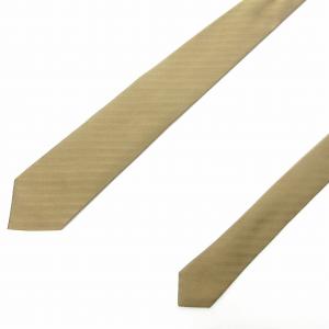 LUIGI BORRELLI 美品 ネクタイ レギュラータイ シルク シャドーストライプ柄 ビジネス フォーマル ブラウン系 茶 IBO30 1219