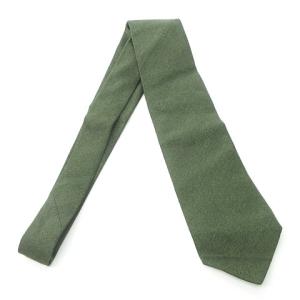 LUIGI BORRELLI ネクタイ レギュラータイ シルク イタリア製 シンプル 深緑 ダークグリーン IBO30 0106