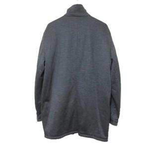 dunhill ジャケット リバーシブル 中綿 ジップアップ スタンドカラー ナイロン シルク M ネイビー グレー