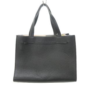 kate spade new york 2WAY リボン ハンドバッグ ショルダーバッグ シボ革 レザー 本革 PXRV7598 ブラック