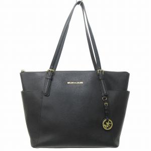 トートバッグ ハンドバッグ 肩掛けカバン 鞄 レザー ロゴプレート ゴールド金具 ブラック 黒 1219