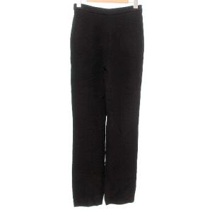 STELLA McCARTNEY スラックス パンツ ストレート レーヨン 無地 36 ブラック