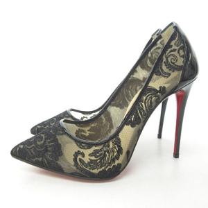 Christian Louboutin FOLLIES LACE パンプス ハイヒール 総レース 37.5 黒
