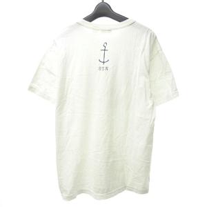 BUZZ RICKSON’S POPEYE コラボ プリント Tシャツ カットソー 丸胴 東洋エンタープライズ コミック キャラクター ポパイ L 白 ホワイト