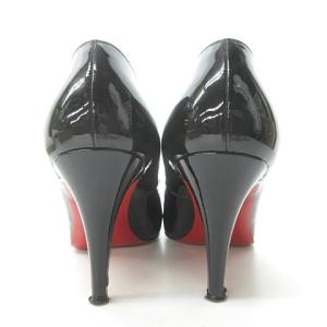 Christian Louboutin Simple Pump パンプス ミュール ラウンドトゥ エナメル パテントレザー ブラック