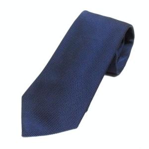 ネクタイ ネイビー タグ付き レギュラータイ シルク UNI 紺
