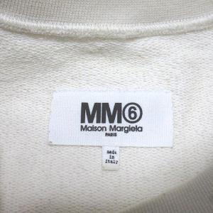 MM6 Maison Margiela トレーナー 切りっぱなし カットオフ 半袖 スウェット 白 ホワイト S 160