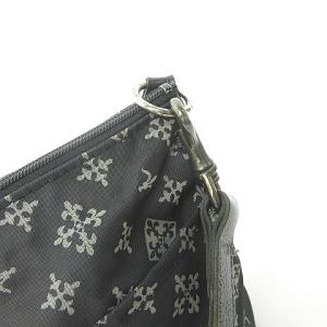 russet ロゴ プリント ナイロン ハンドバッグ ワンショルダー グレー 0117