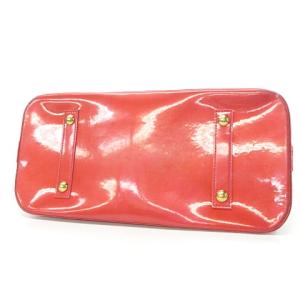 LOUIS VUITTON アルマ GM モノグラムヴェルニ ハンドバッグ エナメル パテント レッド M93596