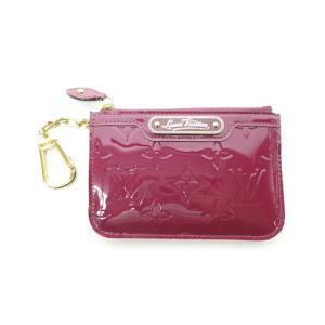 タグ付き M61466 ポシェット クレ モノグラム ヴェルニ コインケース エナメル ピンク