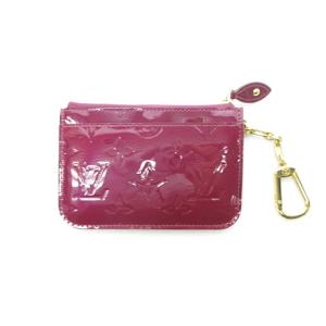 LOUIS VUITTON タグ付き M61466 ポシェット クレ モノグラム ヴェルニ コインケース エナメル ピンク