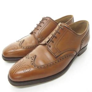 Crockett & Jones PAUL SMITH 別注 9619 ウィングチップ ドレスシューズ ビジネスシューズ ダブルネーム レザー 英国製 ポールスミス