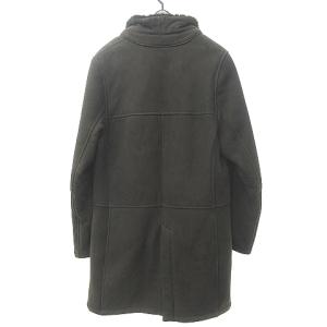 EMMETI ムートンコート ラムレザー イタリア製 44 茶