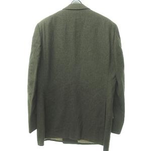 Aquascutum スーツ  セットアップ テーラード ジャケット ブレザー パンツ スラックス 175 約M 緑 グリーン 0112 IBO34