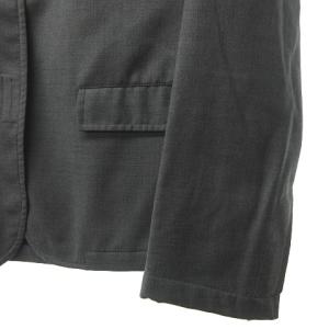 PRADA 美品 ヴィンテージ 中綿 ステンカラー ジャケット ブルゾン 国内正規品 グレー 38 約M 1226 IBO34