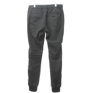 uniform experiment イージーパンツ ジョガー チェック ストレッチ UE-156048 灰 グレー 3 約L 0106