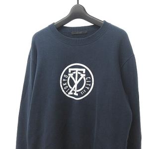 SOPHNET. スウェット トレーナー ロゴプリント 長袖 コットン SOPH-145183 紺 ネイビー L 0106