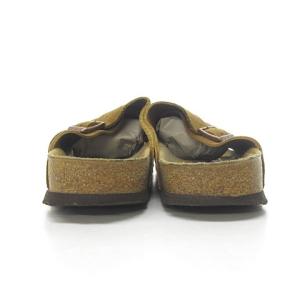 BIRKENSTOCK モンクサンダル コンフォート ダブルモンク ストラップ スウェード 茶 ブラウン 41 26.5cm 0111 MKS