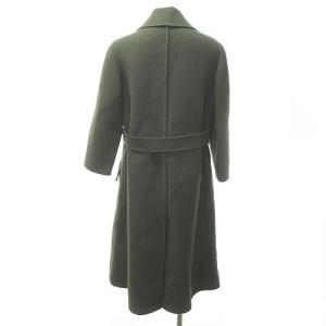 VALENTINO GARAVANI メルトンコート ジャケット ロング ウール 緑 グリーン 系 ECR17 0208