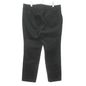 HERMES パンツ スラックス イタリア製 コットン 黒 ブラック TAGLIA 44 XL位 0209