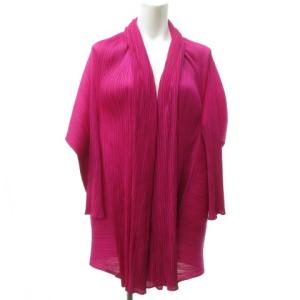 ISSEY MIYAKE PP84-J0699 カーディガン サイドプリーツ 3 ピンク