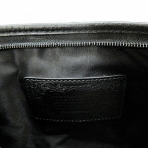 HUNTING WORLD タグ付 バチュー クラッチバッグ セカンドバッグ 切替 レザー ロゴ 黒 ブラック ECR17 0330