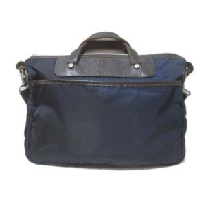 Orobianco ブリーフケース LIMONTA 2way ショルダーバッグ 紺 ネイビー 布製 ECR17 X 0222
