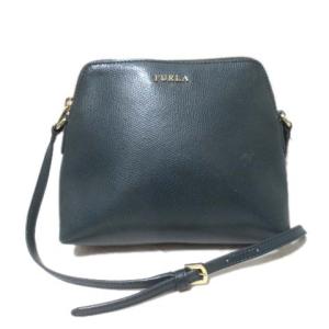 ショルダーバッグ ポシェット 緑 グリーン 型押し ECR17 X 0223