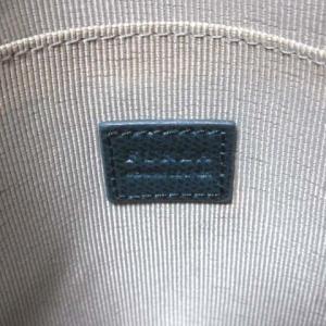 FURLA ショルダーバッグ ポシェット 緑 グリーン 型押し ECR17 X 0223