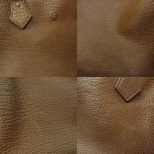 POLO RALPH LAUREN ミニボストンバッグ ハンド ロゴ レザー 革 茶 ブラウン 0311 ECR17