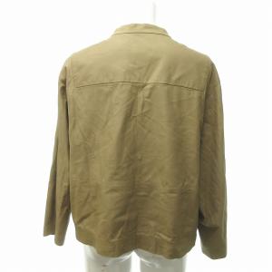 yoshie inaba レザージャケット ラムレザー やぎ革 茶 ブラウン 9 約M 0222 ECR17
