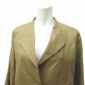 yoshie inaba レザージャケット ラムレザー やぎ革 茶 ブラウン 9 約M 0222 ECR17