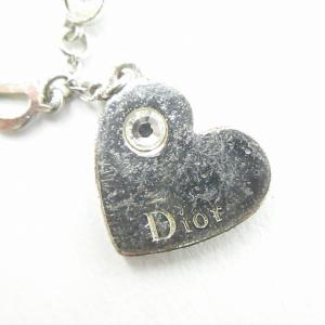 Dior ピアス ハートモチーフ Dロゴ 銀色 シルバーカラー アクセサリー 0312 ECR17